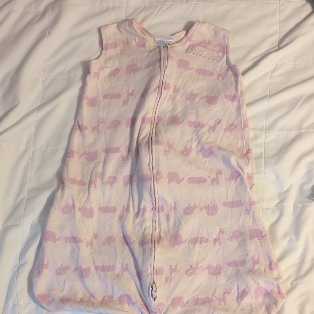 Halo Pink Animal Print Kids Sleep Sack